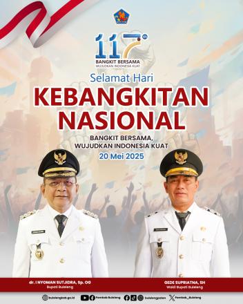 SELAMAT HARI KEBANGKITAN NASIONAL, BANGKIT BERSAMA INDONESIA KUAT